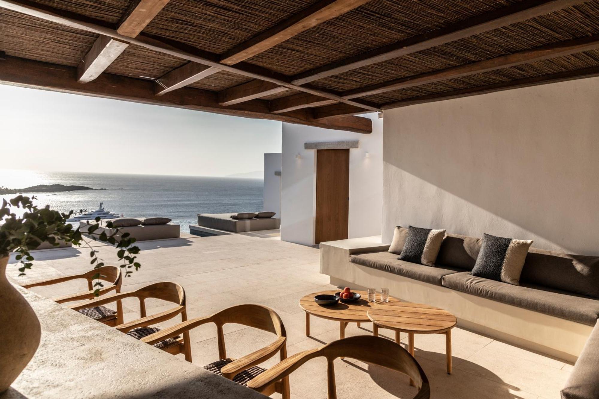 The Skyvilla Mykonos - A Landmark Property With Breathtaking Views Of The Psarou Bay Mykonos Town Luaran gambar