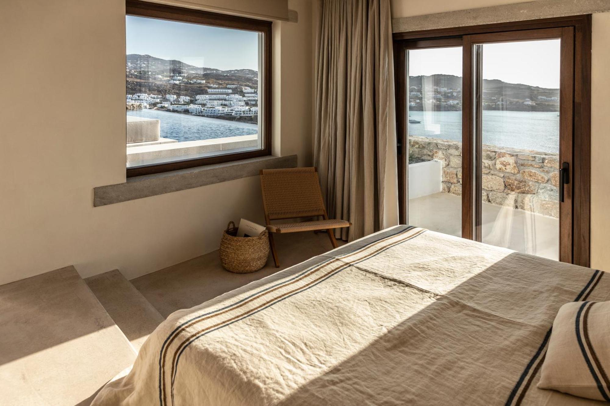 The Skyvilla Mykonos - A Landmark Property With Breathtaking Views Of The Psarou Bay Mykonos Town Luaran gambar